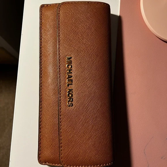 Brown MK wallet
